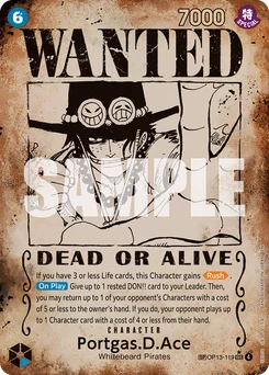 Portgas.D.Ace OP13-119 P4 Carrying On His Will