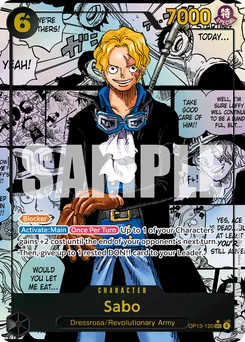 Sabo OP13-120 P2 Carrying On His Will