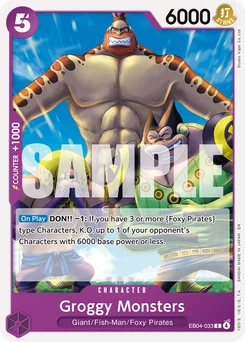 Groggy Monsters EB04-033 The Azure Sea’S Seven
