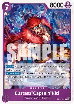 Eustass"Captain"Kid EB04-039 The Azure Sea’S Seven