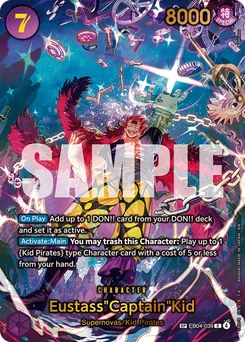 Eustass"Captain"Kid EB04-039 P1 The Azure Sea’S Seven