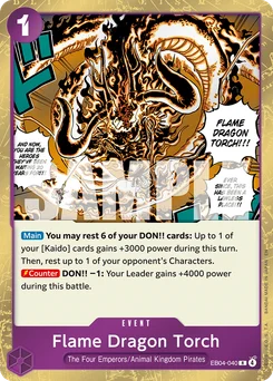 Flame Dragon Torch EB04-040 The Azure Sea’S Seven