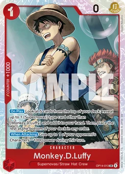 Monkey.D.Luffy OP14-013 The Azure Sea’S Seven