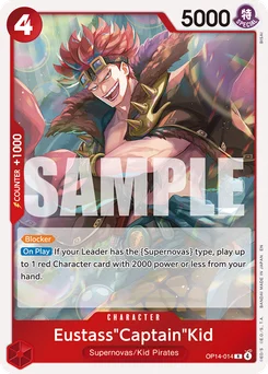 Eustass"Captain"Kid OP14-014 The Azure Sea’S Seven