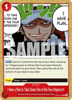 I Have a Plan to Take Down One of the Four Emperors!! OP14-019 The Azure Sea’S Seven