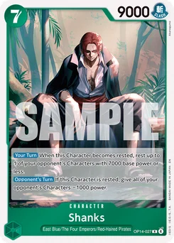 Shanks OP14-027 The Azure Sea’S Seven