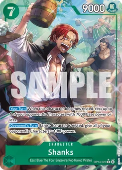 Shanks OP14-027 P1 The Azure Sea’S Seven