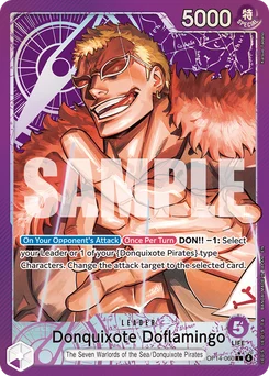 Donquixote Doflamingo OP14-060 P1 The Azure Sea’S Seven