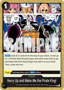 Hurry Up and Make Me the Pirate King! OP14-097 The Azure Sea’S Seven