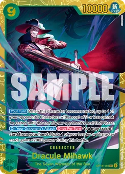 Dracule Mihawk OP14-119 The Azure Sea’S Seven