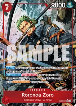 Roronoa Zoro EB04-007 P1 Adventure On Kami’S Island
