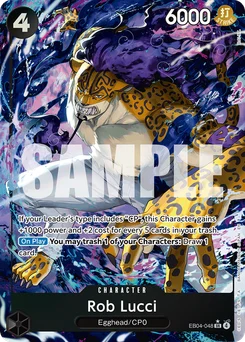 Rob Lucci EB04-048 P1 Adventure On Kami’S Island