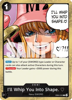 I'll Whip You Into Shape. ♡ EB04-050 Adventure On Kami’S Island