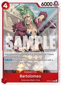 Bartolomeo OP15-014 Adventure On Kami’S Island