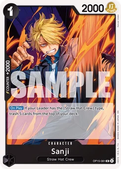 Sanji OP15-081 Adventure On Kami’S Island