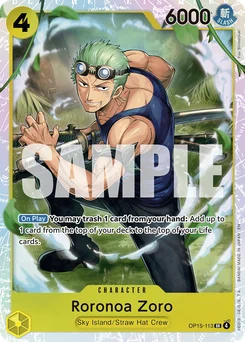 Roronoa Zoro OP15-113 Adventure On Kami’S Island