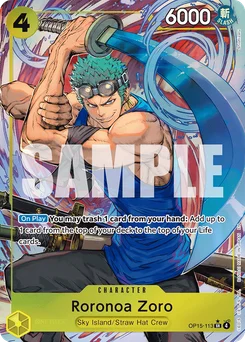 Roronoa Zoro OP15-113 P1 Adventure On Kami’S Island