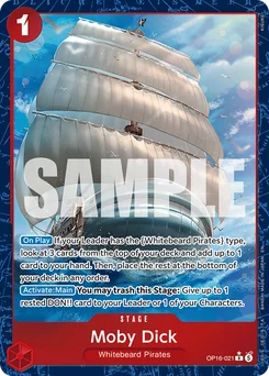 Moby Dick OP16-021 P1 The Time of Battle