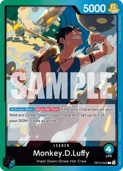 Monkey.D.Luffy OP16-022 The Time of Battle