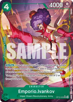Emporio.Ivankov OP16-026 P1 The Time of Battle
