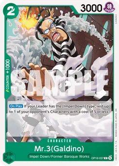 Mr.3(Galdino) OP16-037 The Time of Battle