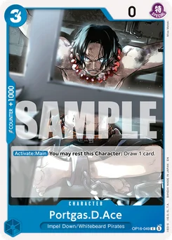 Portgas.D.Ace OP16-049 The Time of Battle
