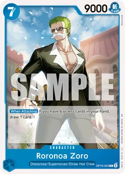 Roronoa Zoro OP16-053 The Time of Battle
