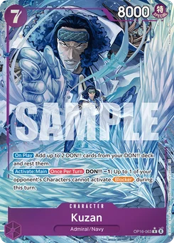 Kuzan OP16-063 P1 The Time of Battle