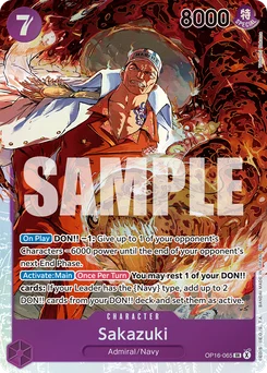 Sakazuki OP16-065 The Time of Battle