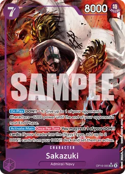 Sakazuki OP16-065 P1 The Time of Battle