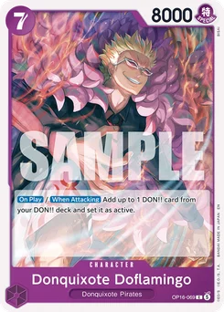 Donquixote Doflamingo OP16-069 The Time of Battle