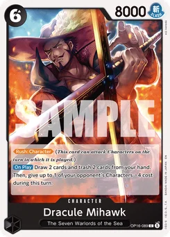 Dracule Mihawk OP16-089 The Time of Battle