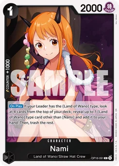 Nami OP16-091 The Time of Battle