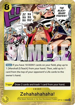 Zehahahahaha! OP16-116 The Time of Battle