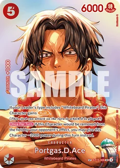 Portgas.D.Ace ST15-005 P5 The Time of Battle