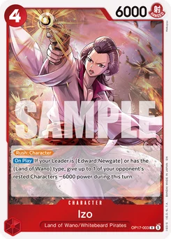 Izo OP17-003 The World’S Strongest Warriors
