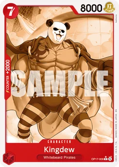 Kingdew OP17-006 P1 The World’S Strongest Warriors