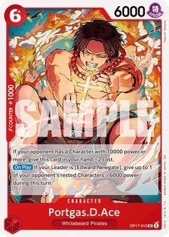 Portgas.D.Ace OP17-013 The World’S Strongest Warriors