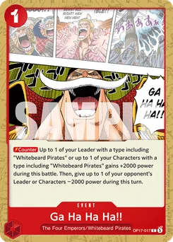 Ga Ha Ha Ha!! OP17-017 The World’S Strongest Warriors