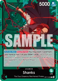 Shanks OP17-020 The World’S Strongest Warriors