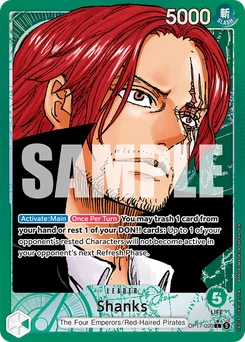 Shanks OP17-020 P1 The World’S Strongest Warriors