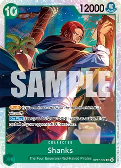 Shanks OP17-022 The World’S Strongest Warriors