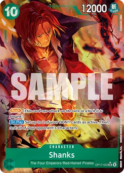 Shanks OP17-022 P1 The World’S Strongest Warriors