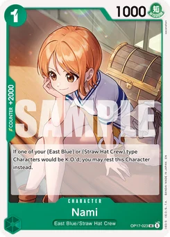 Nami OP17-023 The World’S Strongest Warriors