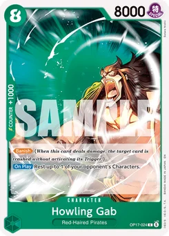 Howling Gab OP17-024 The World’S Strongest Warriors
