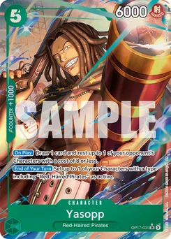 Yasopp OP17-031 P1 The World’S Strongest Warriors