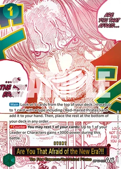 Are You That Afraid of the New Era?!! OP17-037 P1 The World’S Strongest Warriors