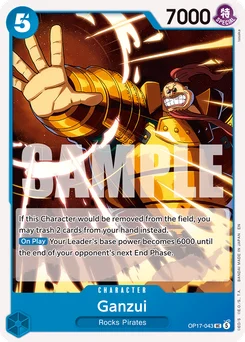 Ganzui OP17-043 The World’S Strongest Warriors