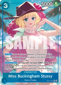 Miss Buckingham Stussy OP17-054 P1 The World’S Strongest Warriors