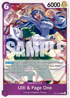 Ulti & Page One OP17-060 The World’S Strongest Warriors